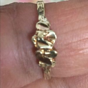 10k gold nugget ring